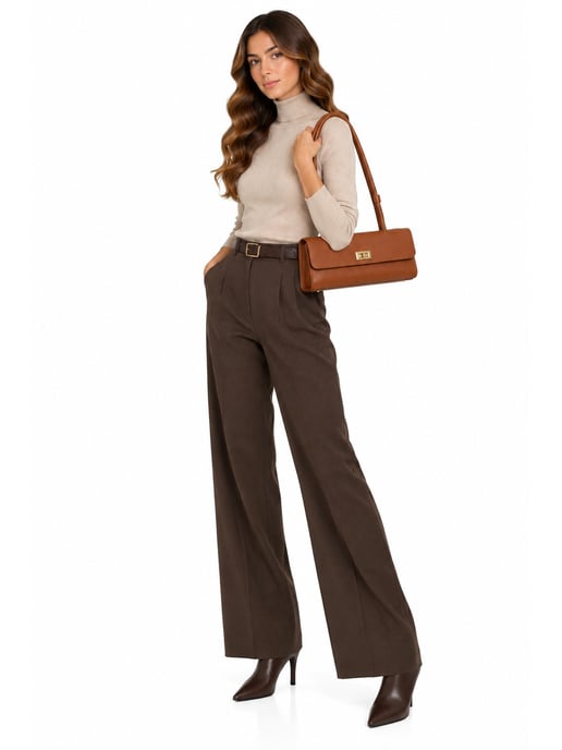 Isabella Rhea COGNAC Rundleer Tas - Image 5