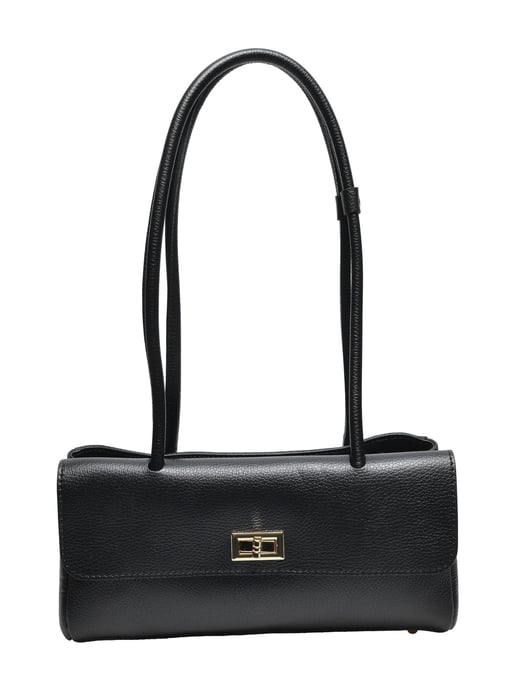 Isabella Rhea ZWART Rundleer Tas - Image 1