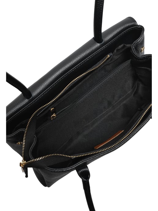 Isabella Rhea ZWART Rundleer Tas - Image 4
