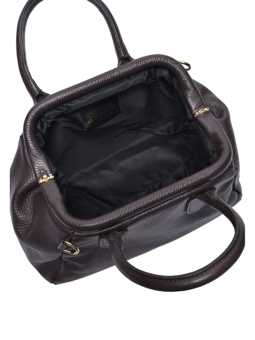 Isabella Rhea Tweekleurig Rundleer Tas - Image 4