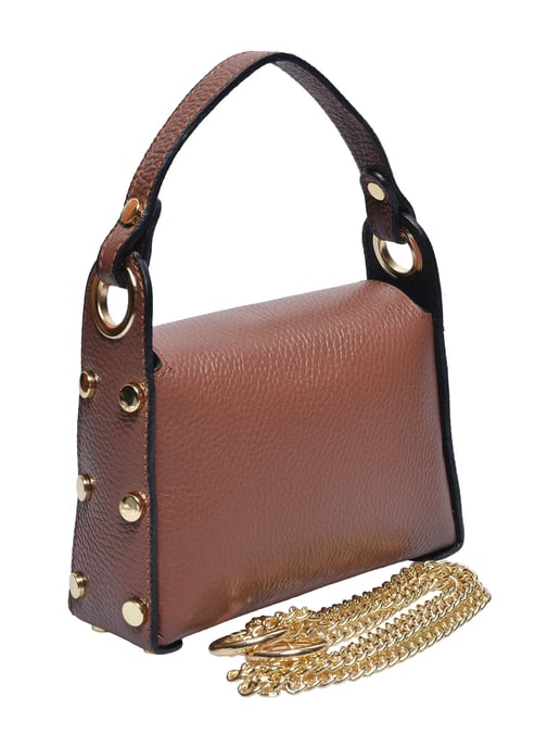 Anna Luchini Bordeauxrood Rundleer Tas - Image 2