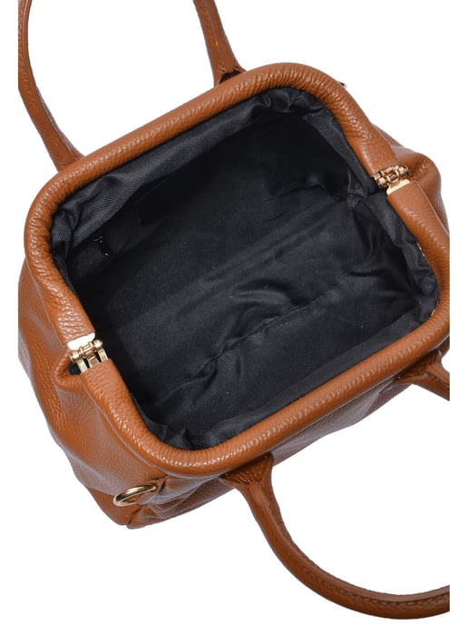 Isabella Rhea COGNAC Rundleer Tas - Image 4