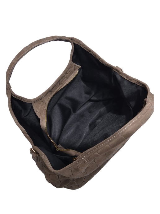 Anna Luchini Beige Rundleer Tas - Image 4