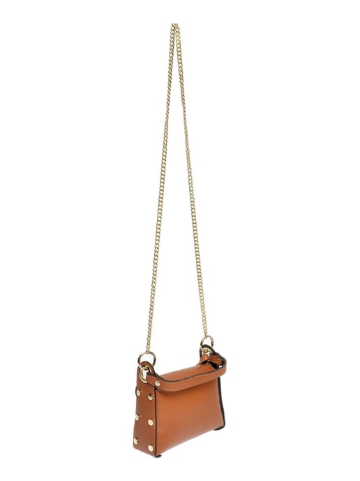 Anna Luchini Brown Rundleer Tas - Image 2