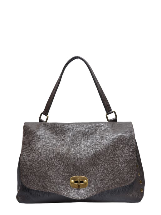 Anna Luchini Bordeauxrood Rundleer Tas - Image 1