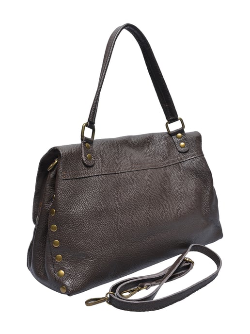 Anna Luchini Bordeauxrood Rundleer Tas - Image 2