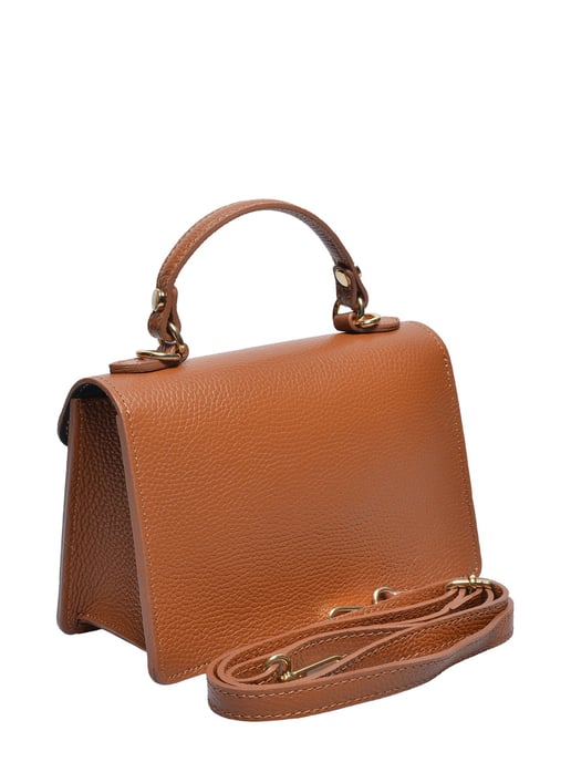 Roberta M COGNAC Rundleer Tas - Image 2
