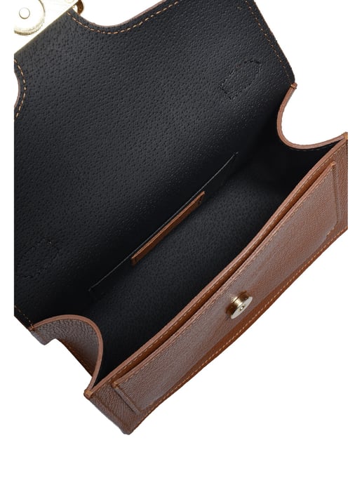 Roberta M COGNAC Rundleer Tas - Image 4