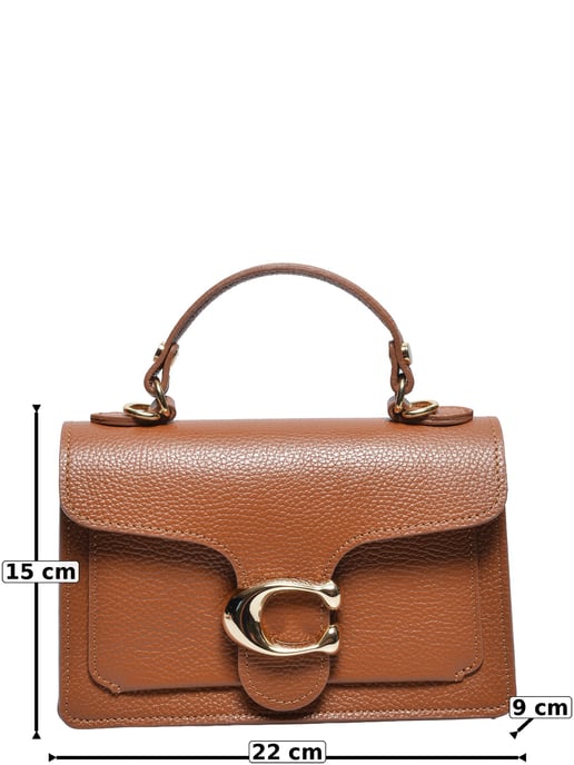 Roberta M COGNAC Rundleer Tas - Image 5