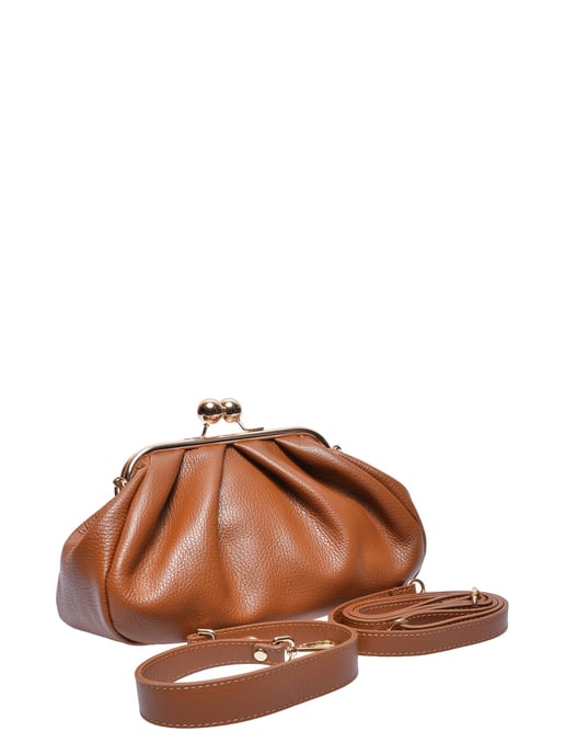 Isabella Rhea Brown Rundleer Tas - Image 2