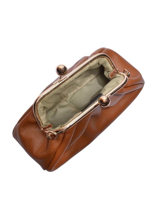 Isabella Rhea Brown Rundleer Tas - Image 4