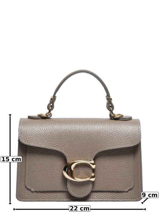 Roberta M Beige Rundleer Tas - Image 5