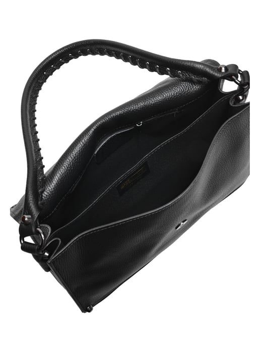 Isabella Rhea ZWART Rundleer Tas - Image 4
