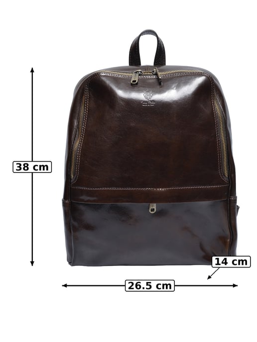 Anna Luchini Bordeauxrood Rundleer Tas - Image 3