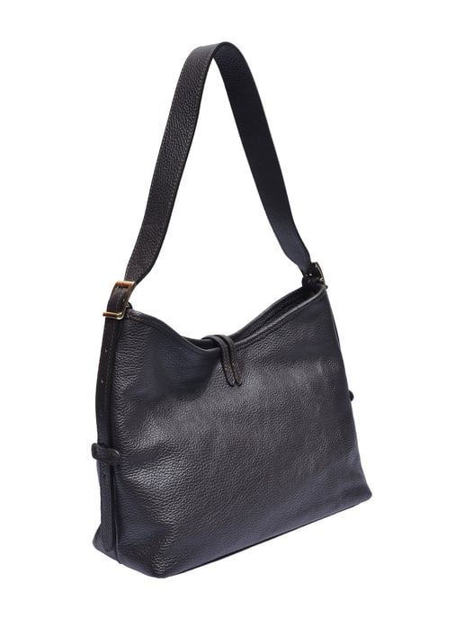 Anna Luchini Bordeauxrood Rundleer Tas - Image 2