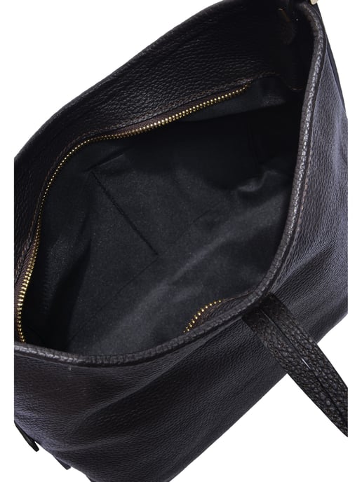 Anna Luchini Bordeauxrood Rundleer Tas - Image 3