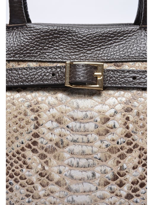 Isabella Rhea Bordeauxrood Rundleer Tas - Image 3