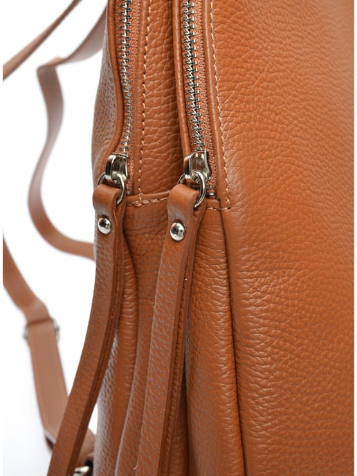 Isabella Rhea Brown Rundleer Tas - Image 3