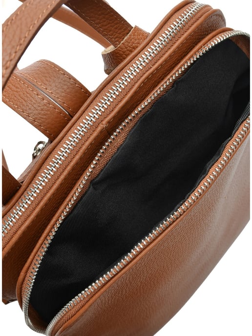Isabella Rhea Brown Rundleer Tas - Image 4