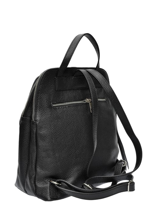 Isabella Rhea Zwart Rundleer Tas - Image 2