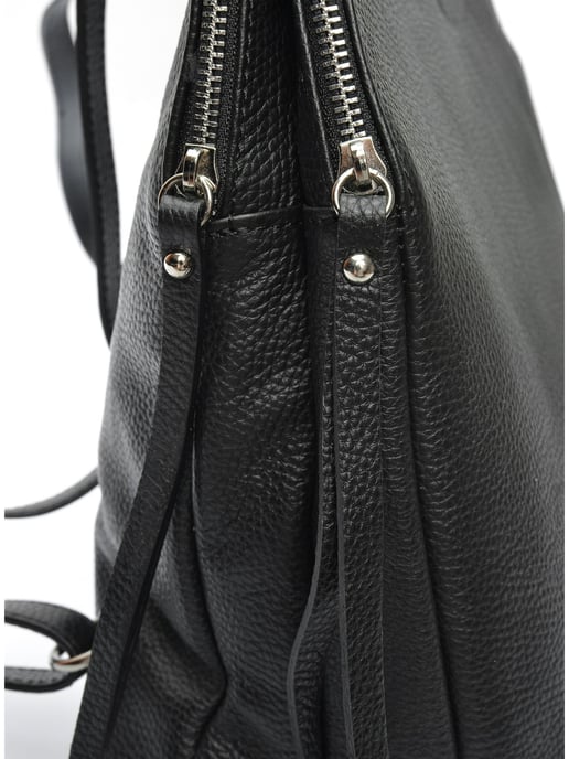 Isabella Rhea Zwart Rundleer Tas - Image 3