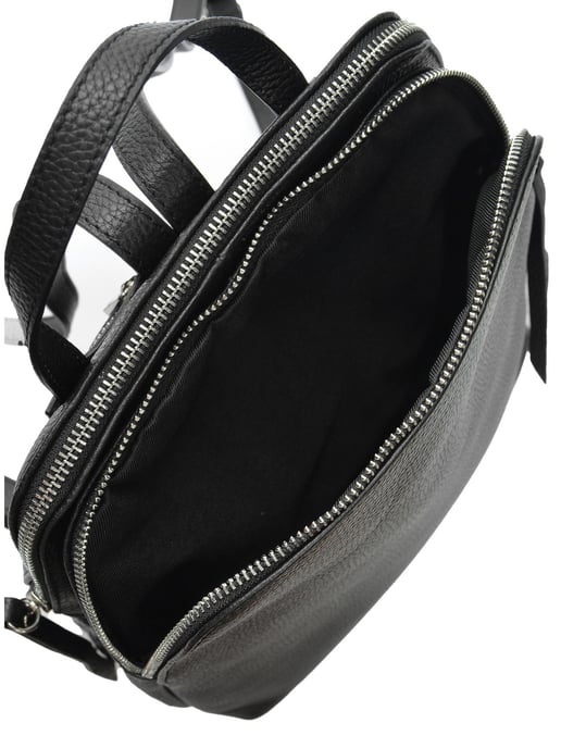 Isabella Rhea Zwart Rundleer Tas - Image 4