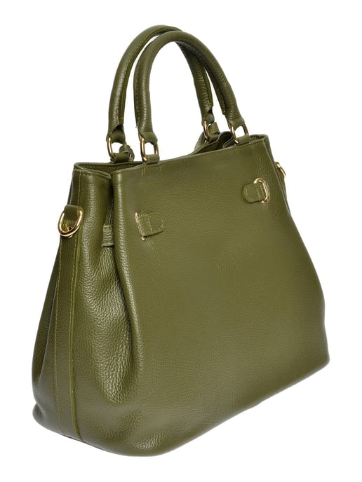Anna Luchini Groen Rundleer Tas - Image 2