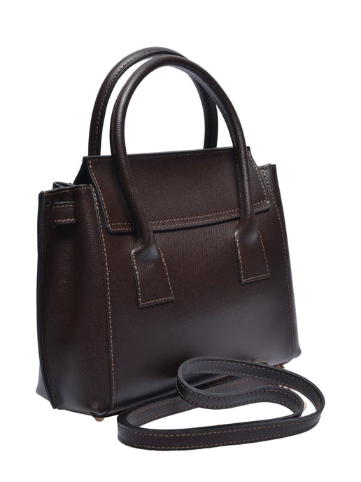 Isabella Rhea Bordeauxrood Rundleer Tas - Image 2