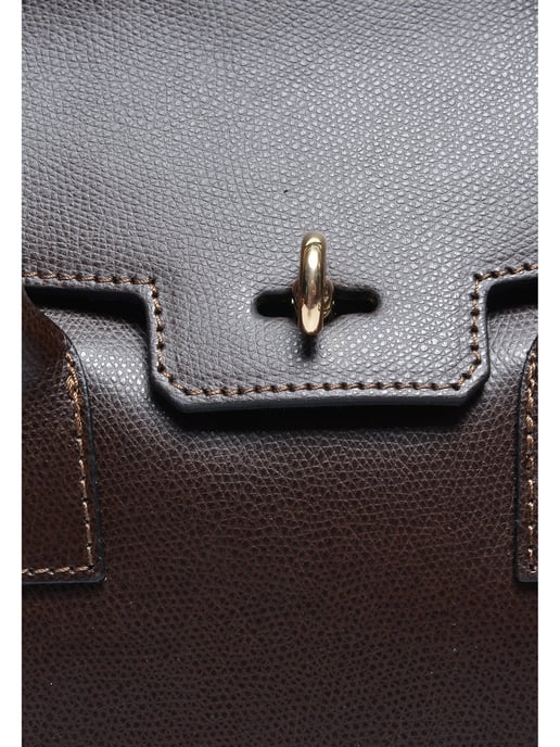 Isabella Rhea Bordeauxrood Rundleer Tas - Image 3
