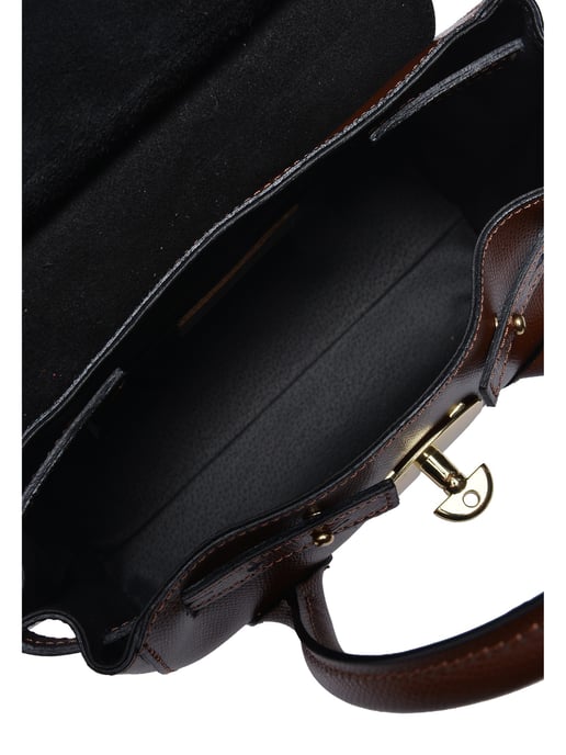 Isabella Rhea Bordeauxrood Rundleer Tas - Image 4