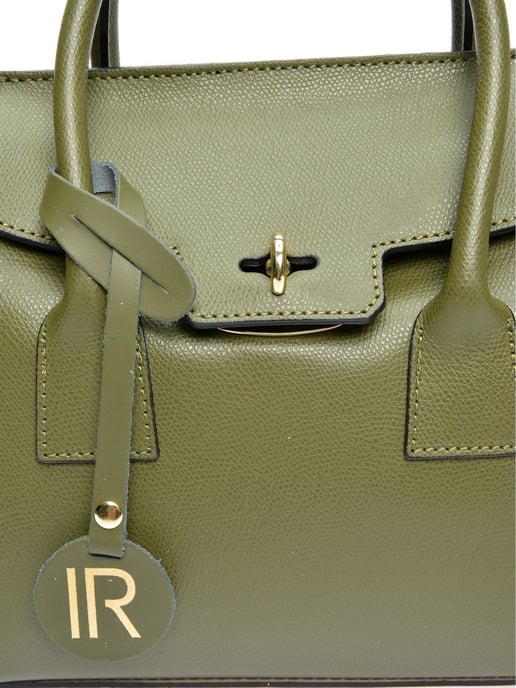 Isabella Rhea Groen Rundleer Tas - Image 3