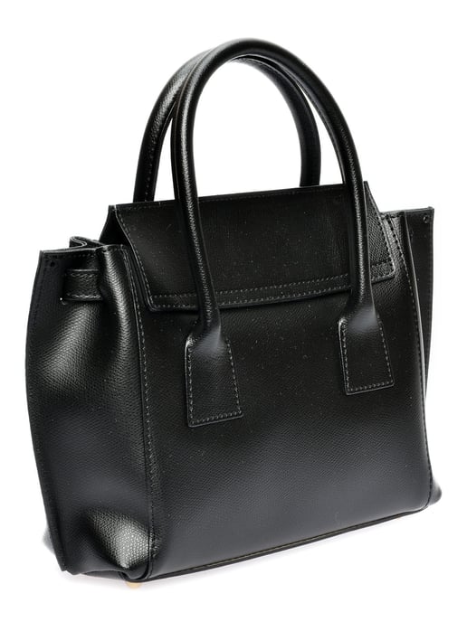 Isabella Rhea Zwart Rundleer Tas - Image 2