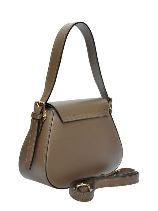 Isabella Rhea Beige Rundleer Tas - Image 2