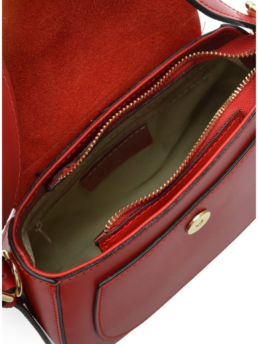 Isabella Rhea Rood Rundleer Tas - Image 4