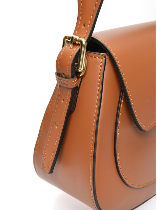 Isabella Rhea Brown Rundleer Tas - Image 3