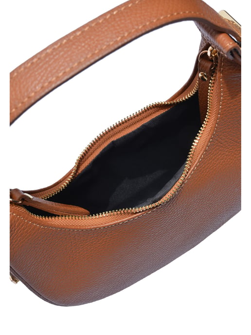 Isabella Rhea Brown Rundleer Tas - Image 4