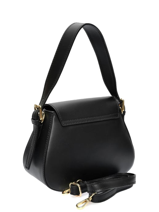Isabella Rhea Zwart Rundleer Tas - Image 2
