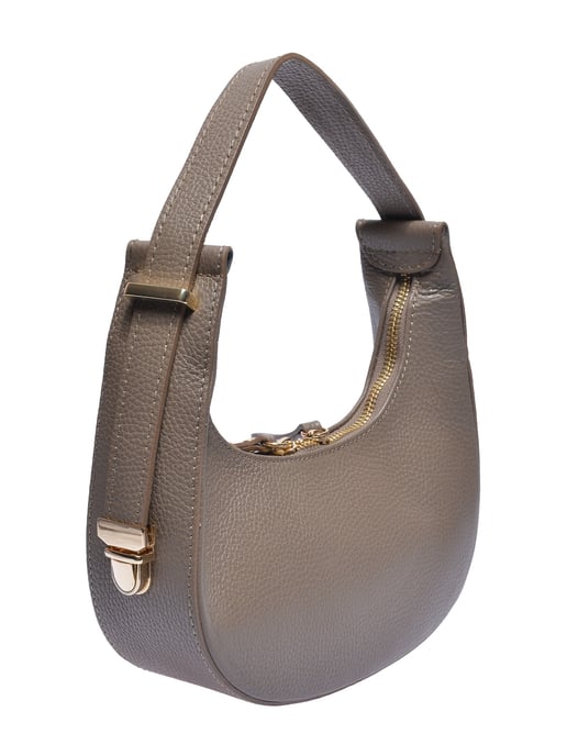 Isabella Rhea Beige Rundleer Tas - Image 2