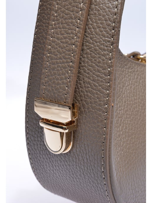 Isabella Rhea Beige Rundleer Tas - Image 3