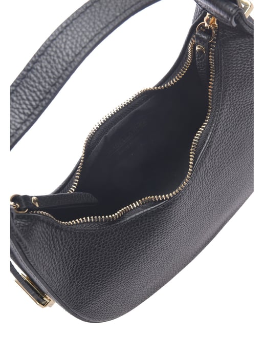 Isabella Rhea Zwart Rundleer Tas - Image 4