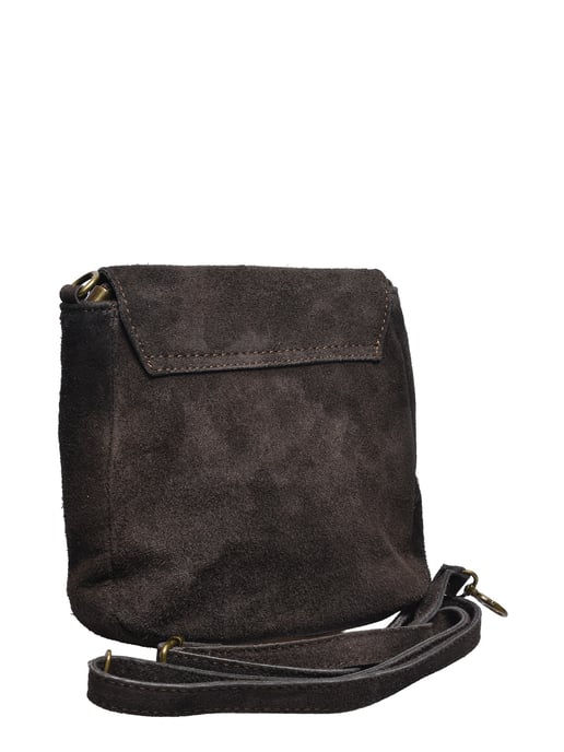 Anna Luchini Bordeauxrood Rundleer Tas - Image 2