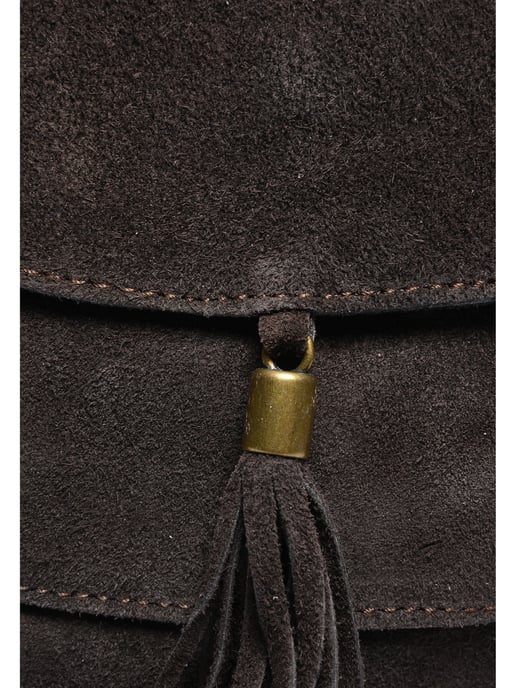 Anna Luchini Bordeauxrood Rundleer Tas - Image 3
