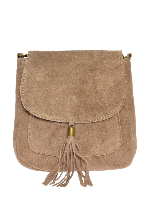 Anna Luchini Beige Rundleer Tas - Image 1