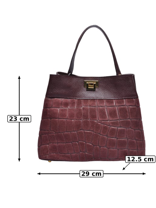 Anna Luchini EDGE Rundleer Tas - Image 5