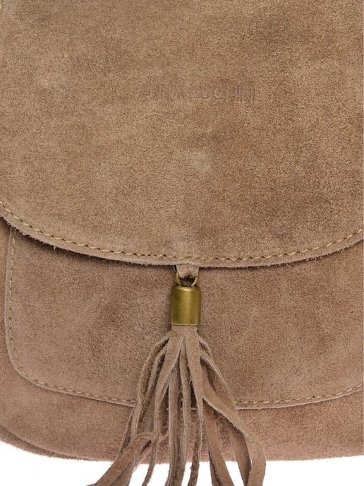 Anna Luchini Beige Rundleer Tas - Image 3