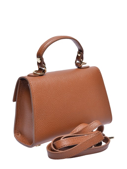 Isabella Rhea Brown Rundleer Tas - Image 2