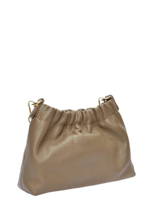 Isabella Rhea Beige Rundleer Tas - Image 2