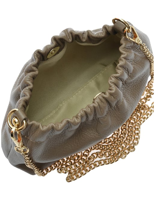 Isabella Rhea Beige Rundleer Tas - Image 4