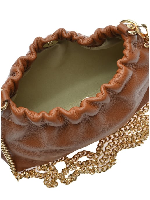 Isabella Rhea Brown Rundleer Tas - Image 4