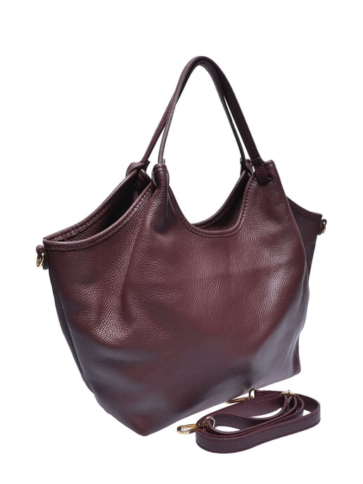 Isabella Rhea Bourgondië Rundleer Tas - Image 2
